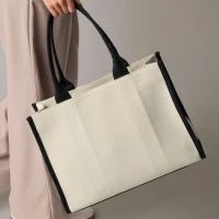 Sac main polyester & coton 