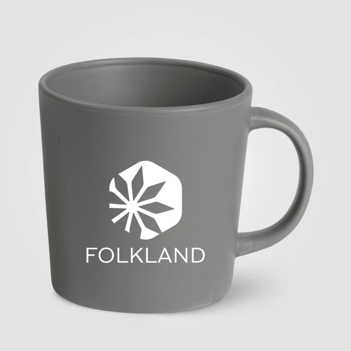 355 ml frosted matte ceramic mug