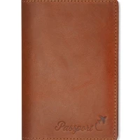 Rfdi blocking leather passport wallet
