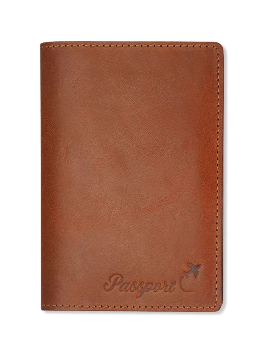 Rfdi blocking leather passport wallet