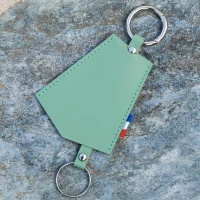 Porte clé cuir recyclé France
