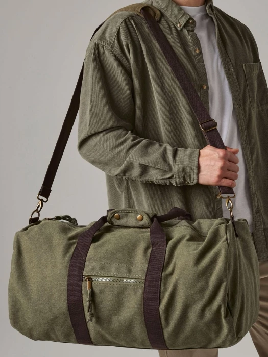 Canvas cotton duffle bag 