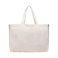 Recycled canvas totebag 400g -2% water.org