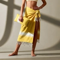 Serviette paréo tissu éponge