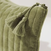 Cotton velvet pouch  22,5  x 15 cm