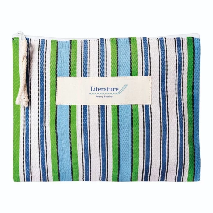 Trousse rayée 27 x 21 cm