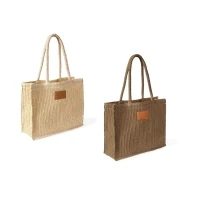 Sac papier & polyester 40 x 33 x 15 cm