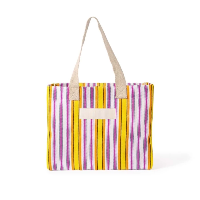 Sac rayé 38 x 31 x 20 cm