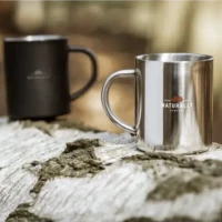 Recycled stainless steel mug 300ml