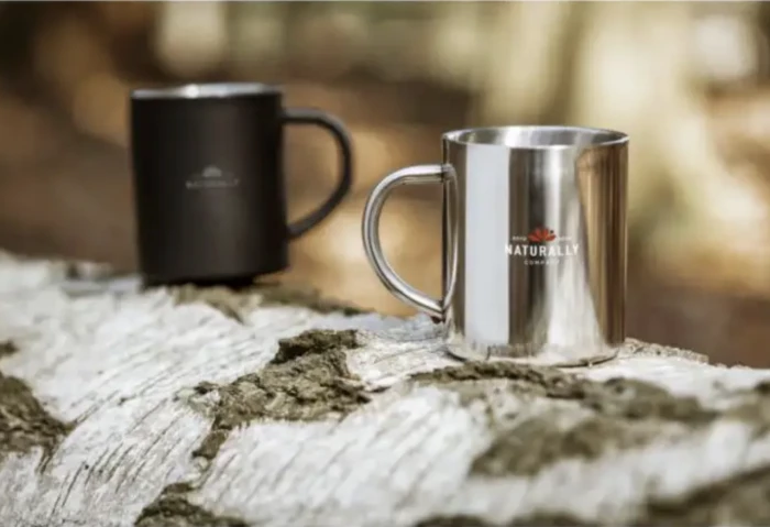 Recycled stainless steel mug 300ml