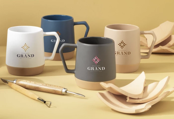 Recycled ceramic mug 360ml