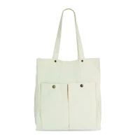 Faded cotton bag 310g -32 x 34 x 10 cm