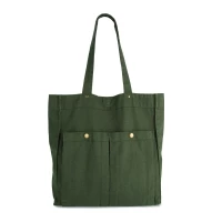 Faded cotton bag 310g -32 x 34 x 10 cm