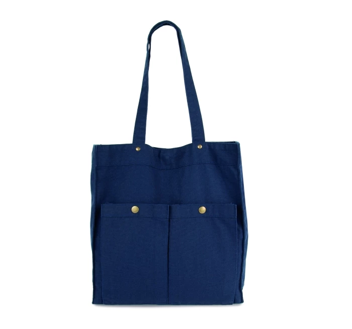 Faded cotton bag 310g -32 x 34 x 10 cm