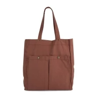 Faded cotton bag 310g -32 x 34 x 10 cm