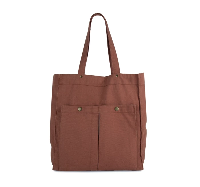 Faded cotton bag 310g -32 x 34 x 10 cm