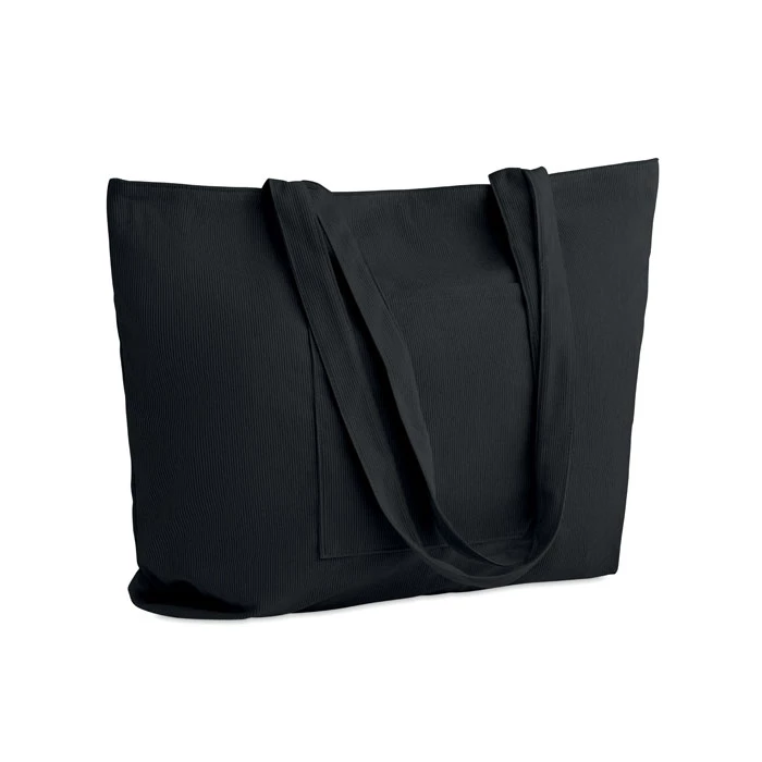 Totebag velours côtelé 39 x 37 x 12 cm