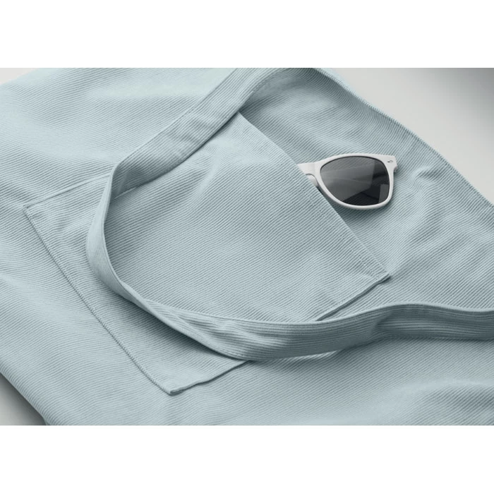 Totebag velours côtelé 39 x 37 x 12 cm