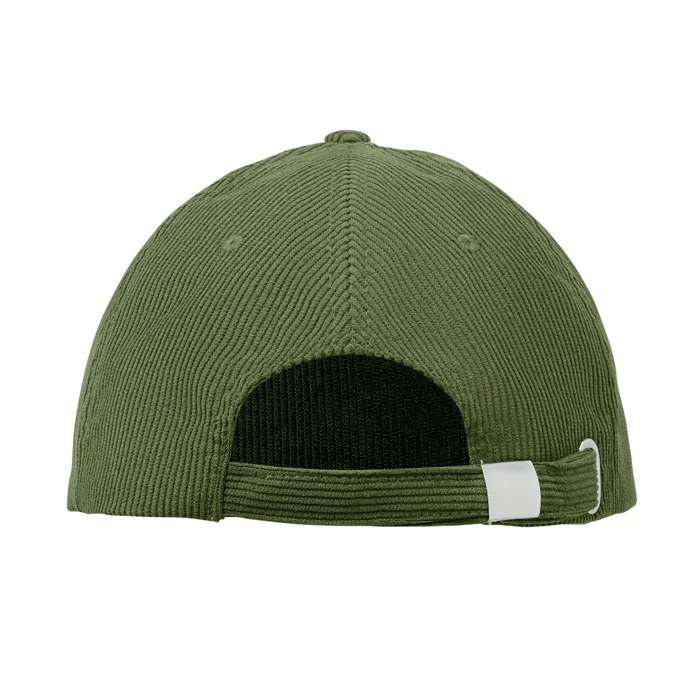 Casquette velours cotelé 5 pans 
