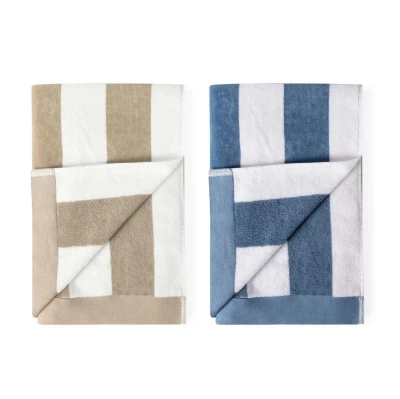 Drap de plage coton 80 x 160 cm