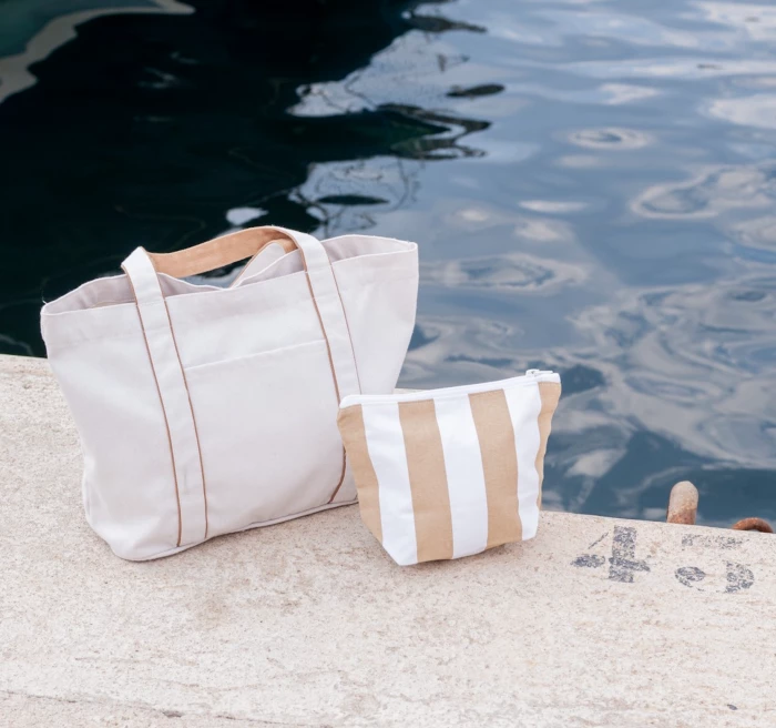 Sac coton et polyester recyclés 37 x 27 x 12 cm