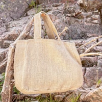 Sac toile de jute 51 x 23 x 5,5 cm