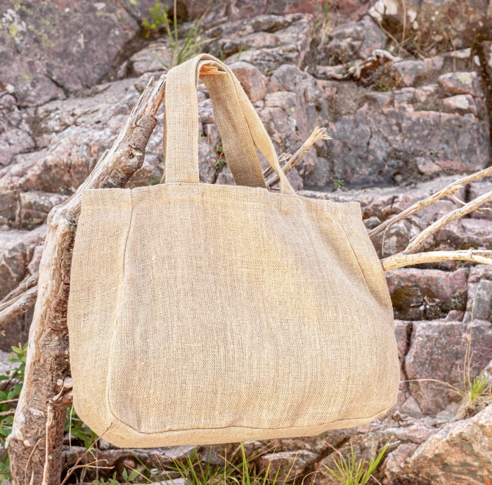 Sac toile de jute 51 x 23 x 5,5 cm