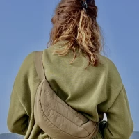 Sac bandoulière matelassé recyclé