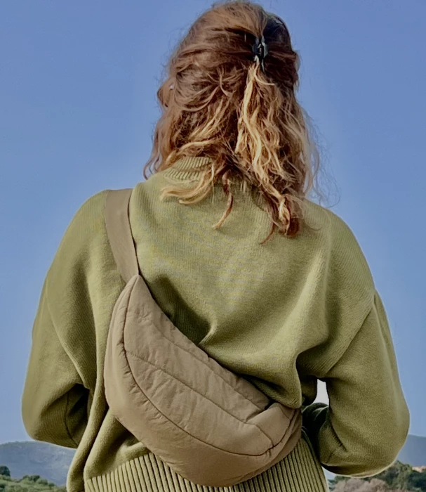 Sac bandoulière matelassé recyclé