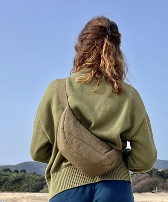 Sac bandoulière matelassé recyclé