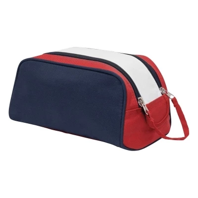 Trousse de toilette tricolore