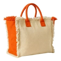 Sac coton zippé 41 x 37 x 20 cm