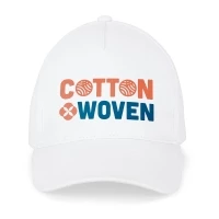 Casquette coton brossé 5 pans