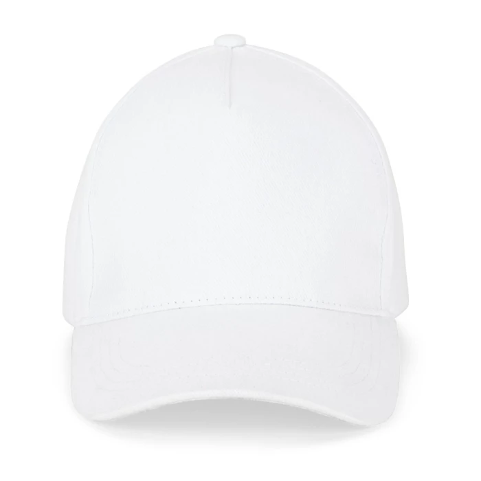 Casquette coton brossé 5 pans