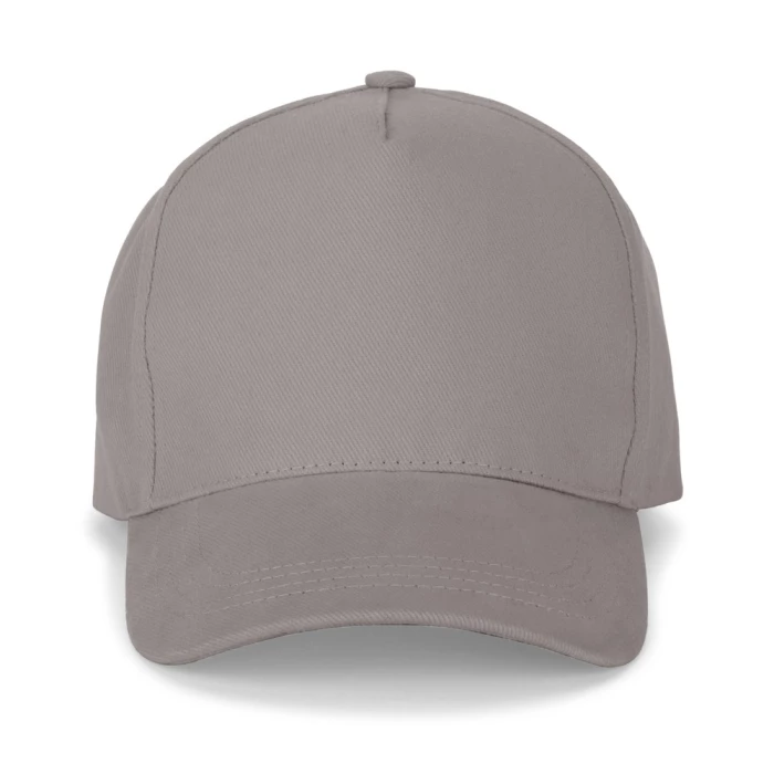 Casquette coton brossé 5 pans