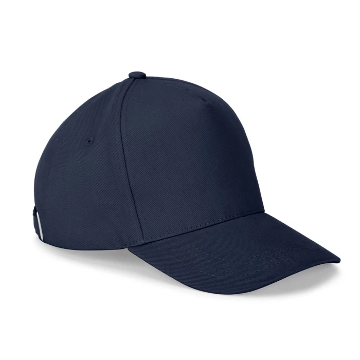 Casquette coton brossé 5 pans