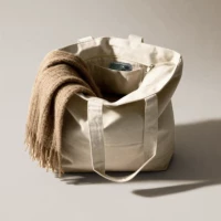 Recycled cotton bag 45 x 37 x 10 cm