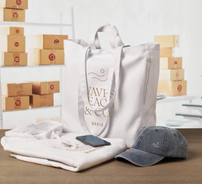 Recycled tote-bag 380g 38 x 41 x12 cm