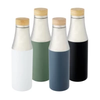 Stainless steel & bamboo bottle 540 ml