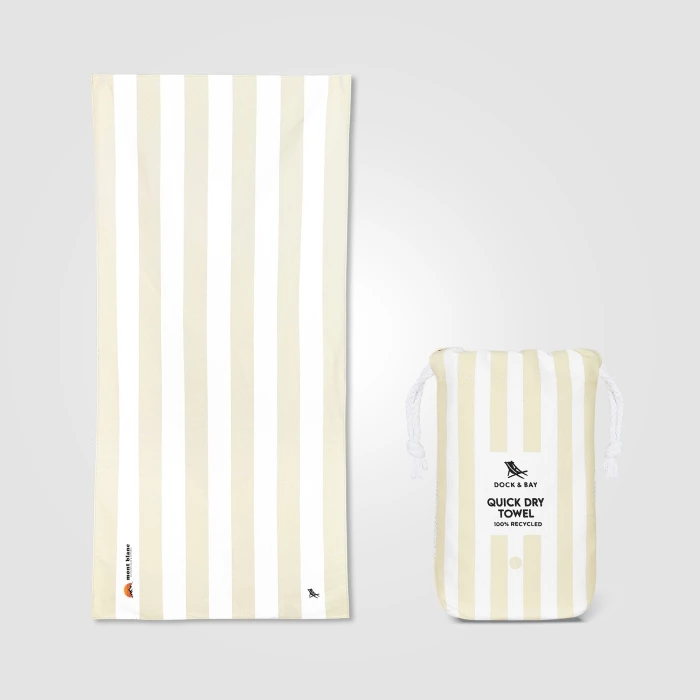 Serviette recyclée séchage rapide 90 x 160 cm