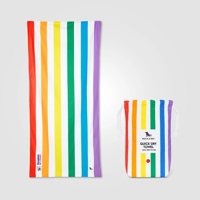 Serviette recyclée séchage rapide 90 x 160 cm