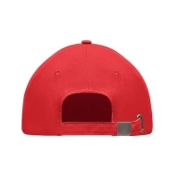 Casquette coton brossé 5 pans