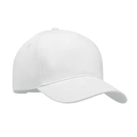 Casquette coton brossé 5 pans