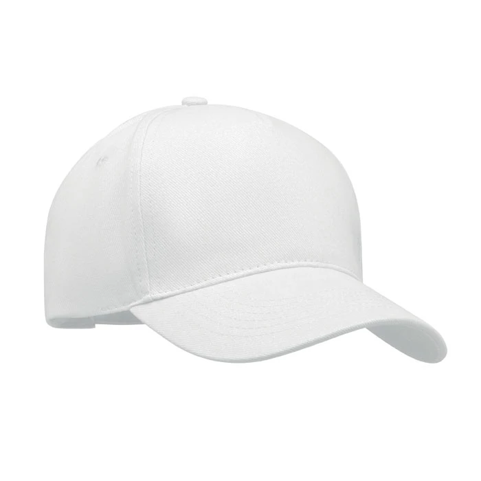 Casquette coton brossé 5 pans