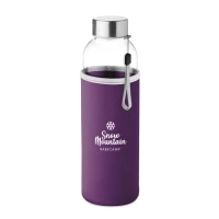 Glass bottle with neoprene sleeve 500 ml