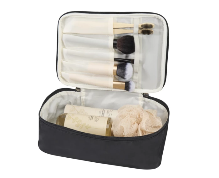 Trousse de voyage recyclée 25 x 18,5 x 9 cm