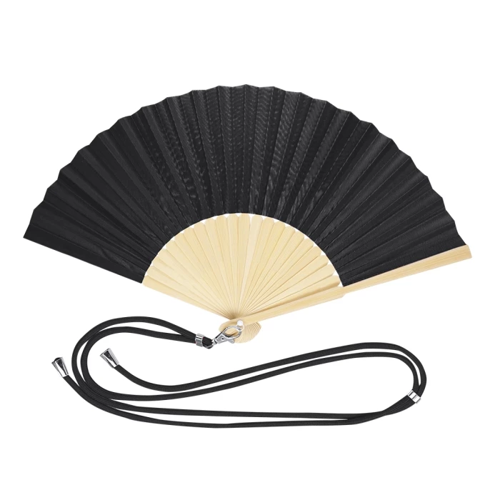 Eventail bambou avec cordon