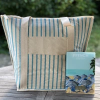 Isothermal organic cotton bag 43 x 50 x 20 cm