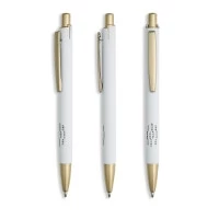 Stylo aluminium encre bleue