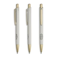 Stylo aluminium encre bleue